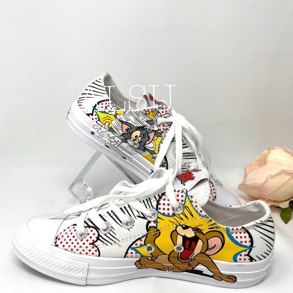 Converse Tom & Jerry AdVulc Ctas Low Canvas White - Picture 4 of 9